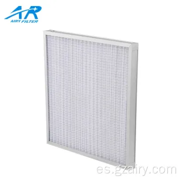 Filtro de panel plegable de alta seguridad con características sobresalientes